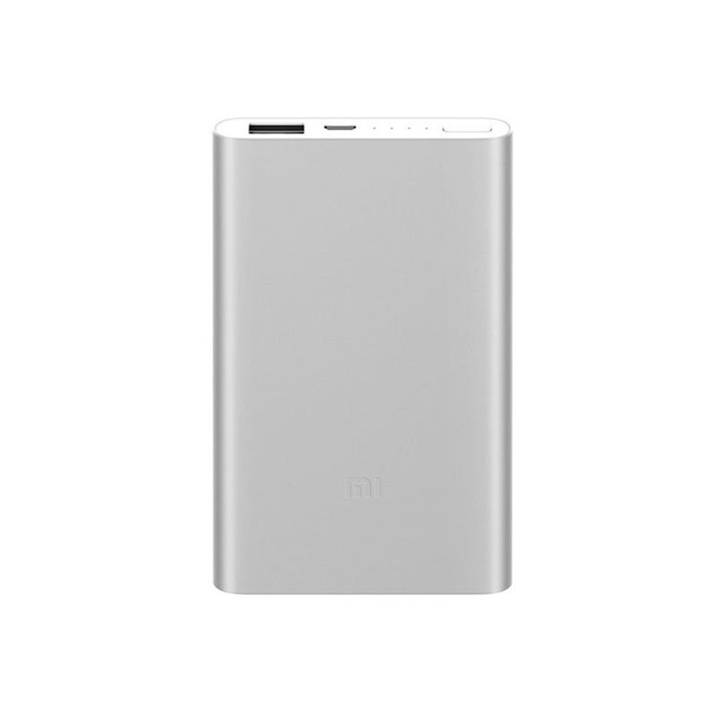 Batería Externa Xiaomi Mi Power Bank 5000 mAh Plata