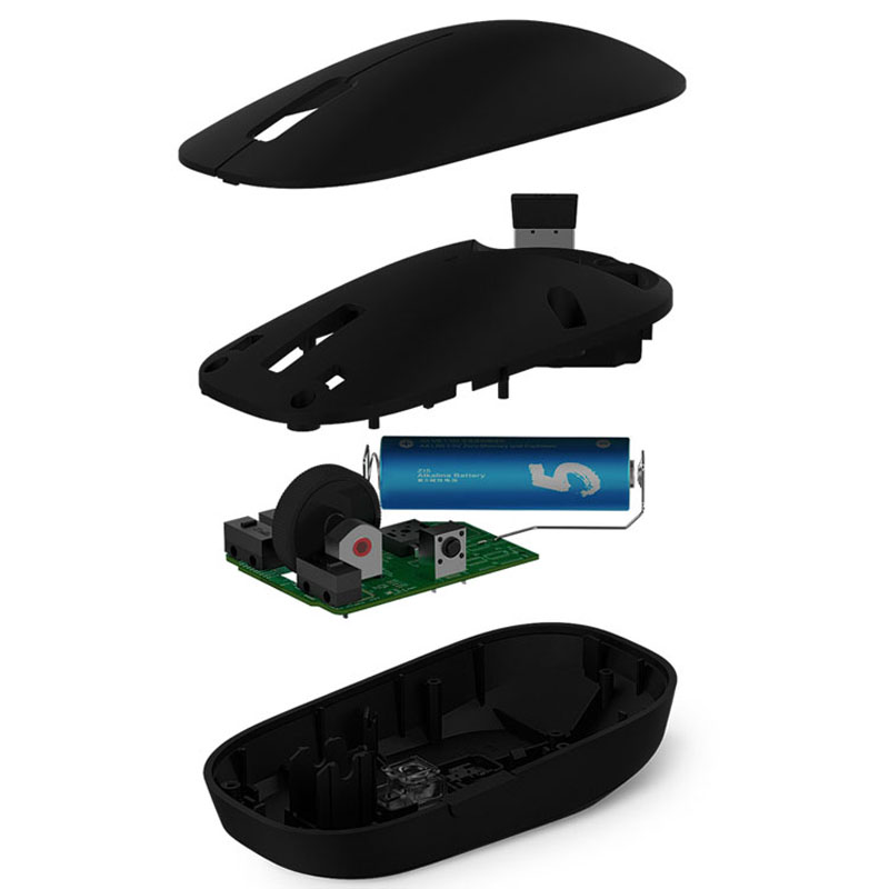 Mouse Inalambrico Xiaomi Mi Wireless Mouse Negro